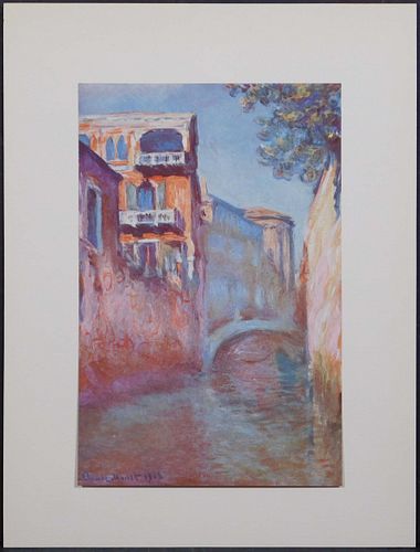Claude Monet: Venice, Rio de Santa Salute
