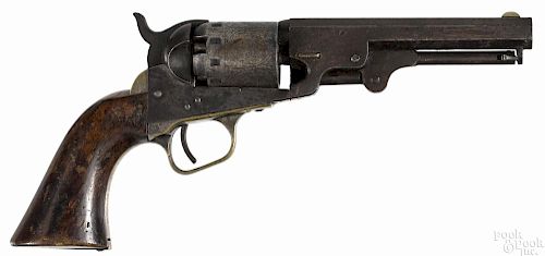 Manhattan Navy five-shot percussion revolver, .36 caliber, with a 5'' octagonal barrel.