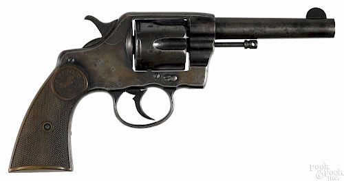 Colt New Army Navy six-shot revolver, .38 Colt caliber, with a 4 1/2'' barrel. Serial #114313.