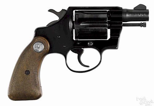 Colt Cobra six-shot revolver, .38 special caliber, with a 2'' barrel. Serial #B72930.