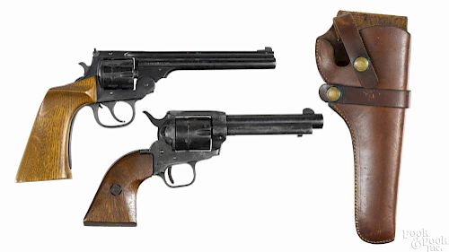 Two miscellaneous revolvers, to include a West German six-shot revolver, .22 caliber