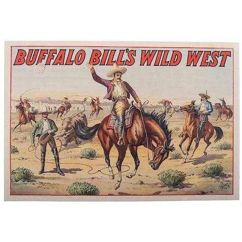 Buffalo Bill's Wild West Vaquero Show Poster
