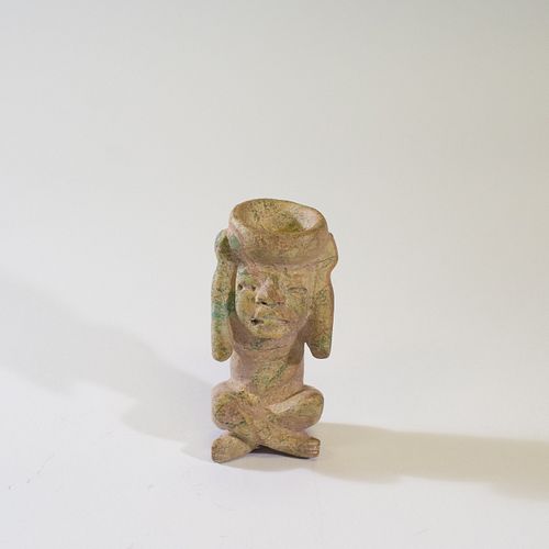 Pre-Columbian~ Oaxaca~Zapotec Jade Figural  