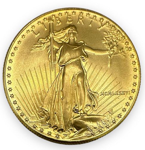 1986 $50 Gold Eagle (B)