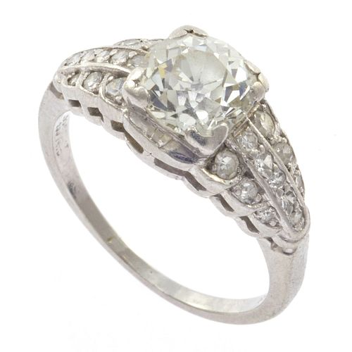 Edwardian Diamond, Platinum Ring