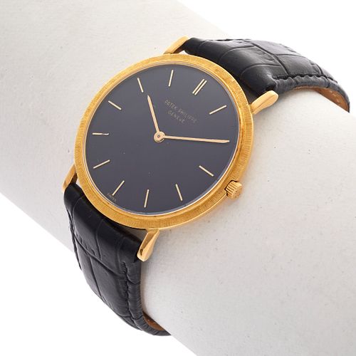 Patek Philippe Calatrava 18k Yellow Gold Wristwatch, Ref 3498
