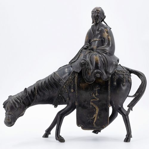 Chinese Bronze Figure of Immortal