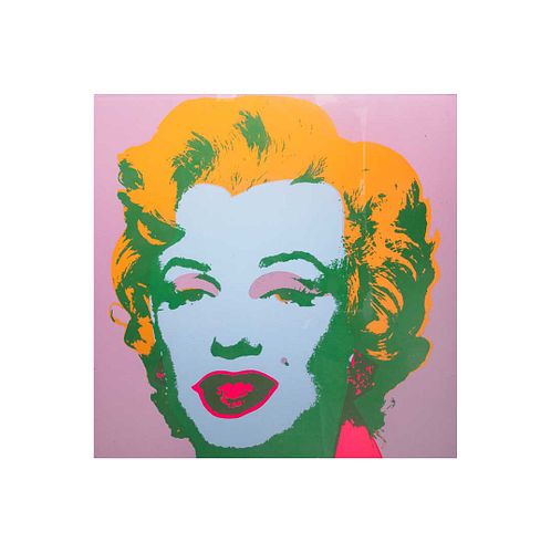 ANDY WARHOL. II.28: Marilyn Monroe. Serigrafía sin número de tiraje.  Publicada e impresa por por Sunday B. Morning.
