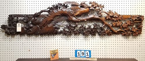 CHINESE CARVED PANEL 16"X64"