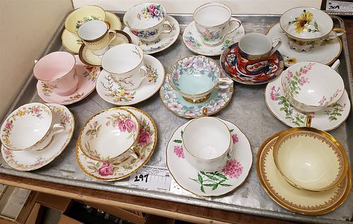 TRAY 14 CUPS/SAUCERS