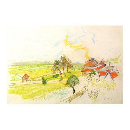 Wayne Ensrud "Morey-St-Denis, Burgundy" Pastel Original Artwork; Hand Signed; COA