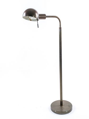 Hansen Metalarte Antiqued Brass Floor Lamp