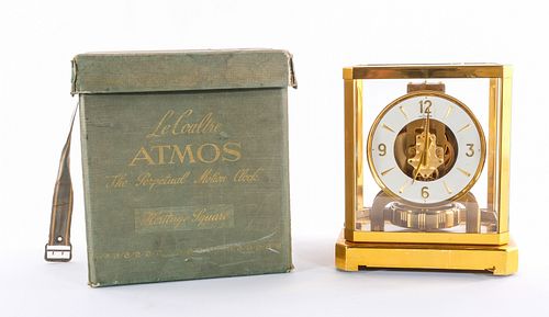 Vintage LeCoultre Atmos Clock & Box