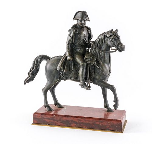 Bronze Statuette of Napoleon on Horseback
