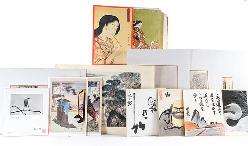 Collection of Japanese Prints & etc.