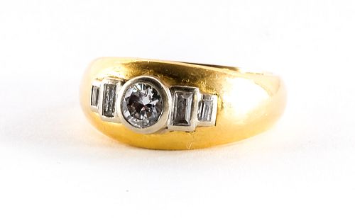 14K Gold & Diamonds Ring