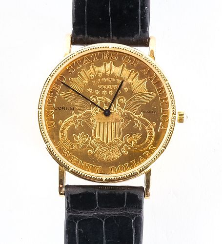 Corum $20 Double Eagle Gold Coin Watch