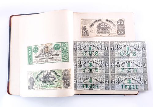 Confederate Paper Money Album