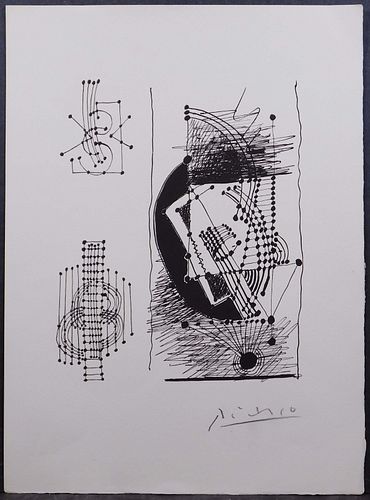 Pablo Picasso (Spanish, 1881-1973): Untitled VIII