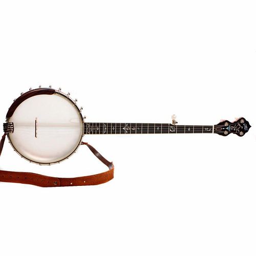 Ome Sweetgrass Five-String Open Back Banjo.