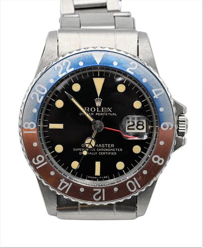 Vintage Rolex GMT Pepsi Men's Wristwatch
