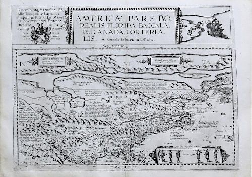 De Jode’s rare map of North America