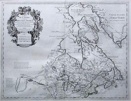 A Seminal map of Canada, which first appeared in 1703
