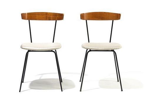 Paul McCobb (American, 1917-1969), CIRCA 1960s, a pair of occasional side chairs