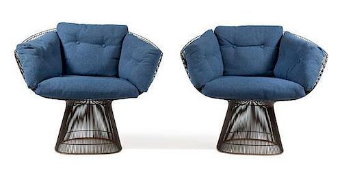 Warren Platner (American, 1919-2006), KNOLL, CIRCA 1966, a pair of lounge chairs
