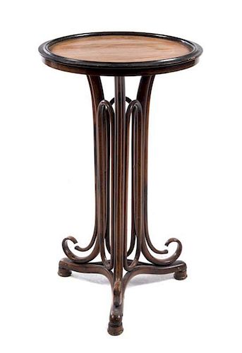 Thonet, AUSTRIA, EARLY 20TH CENTURY, a circular bentwood center table