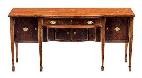 A Sheraton Style Sideboard Height 3 1/8 x width 6 3/8 x depth 2 inches.