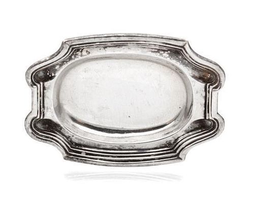 An American Silver Tray, Obadiah Fisher, New York, NY,