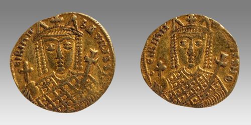 Irene. 797-802. AV Solidus (19mm, 4.42 g, 7h). Constantinople mint.