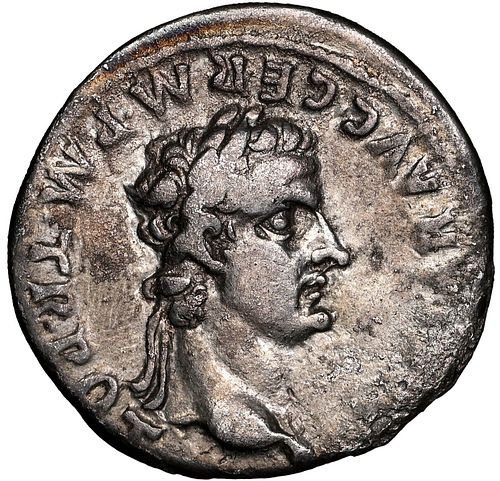 Gaius (Caligula) (AD 37-41). AR denarius (19mm, 3.69 gm, 6h). NGC