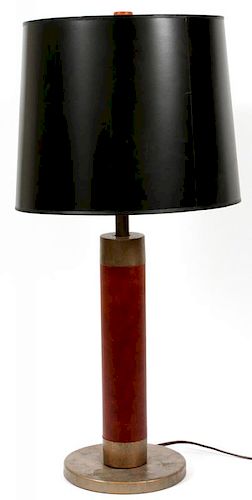 CONTEMPORARY ROSEWOOD TABLE LAMP MODERN