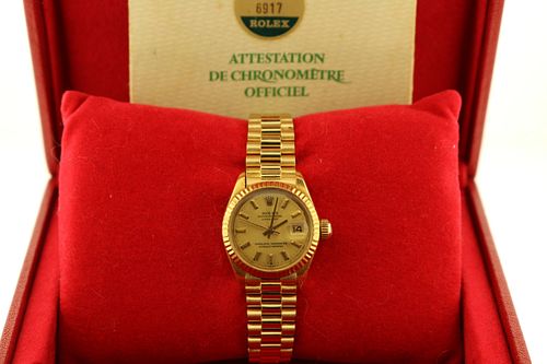 1974 Rolex Datejust Champagne President Bracelet