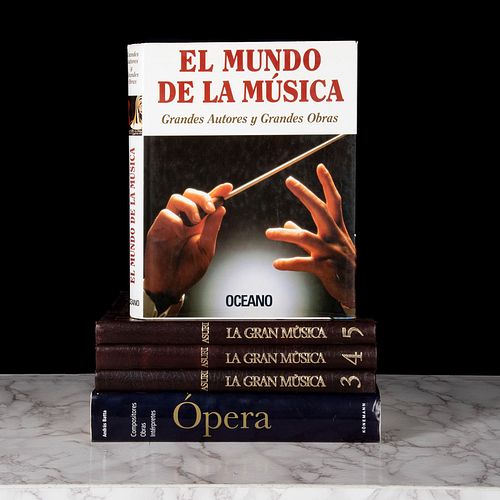 Libros sobre Música. Ópera / La Gran Música / El Mundo de la Música. Grandes Autores y Grandes Obras. Piezas: 5.
