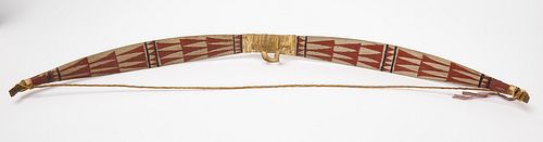 Native American Paint-Decorated Bow