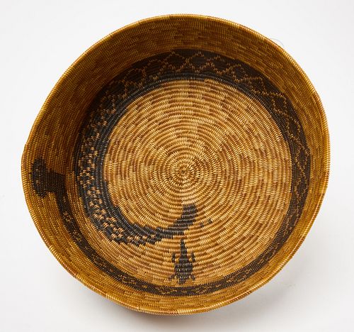 Native American Rattlesnake Basket