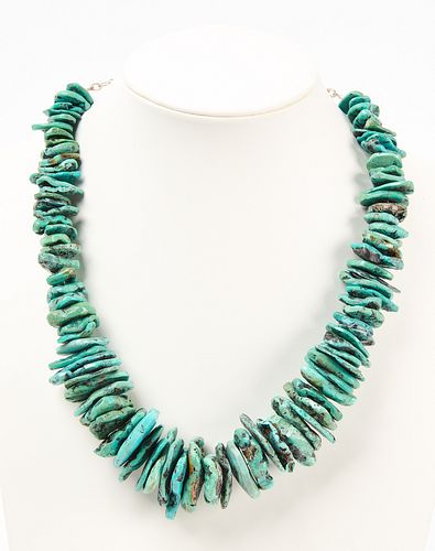 Native Turquoise Chunk Necklace