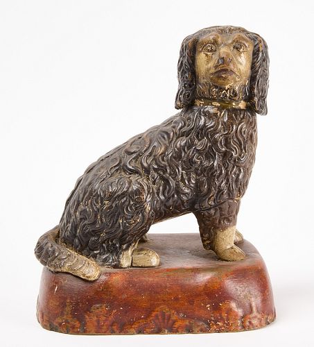 Pottery Painted Spaniel