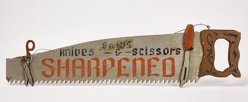 Knife Sharpening Sign