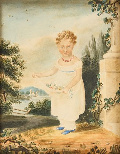 Watercolor Portrait of a Girl