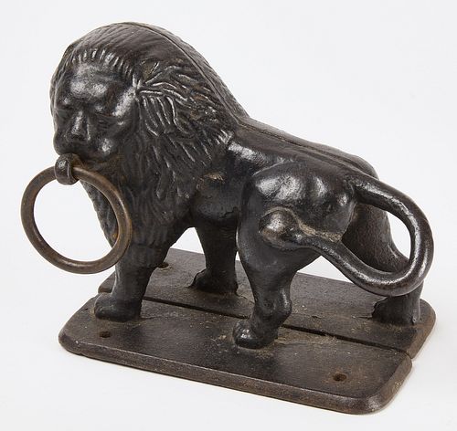 Lion Hitching Post