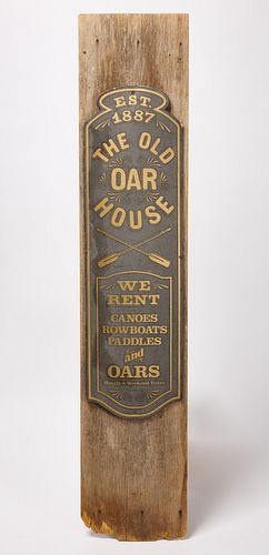 Old Oar House Sign