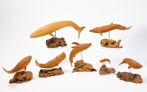 Carved Whales