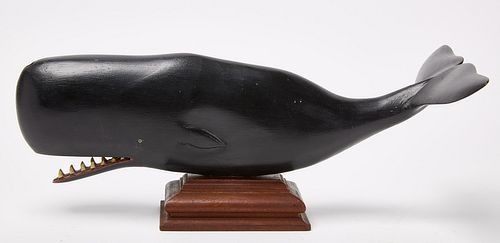 Folk Art Carved Whale
