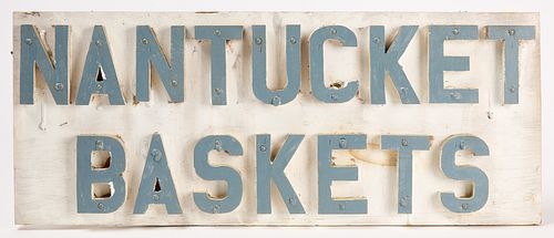 Nantucket Basket Sign