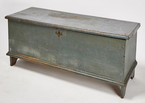 Early Blue Blanket Chest