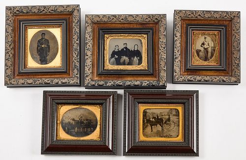 Lot of Early Photography and Frames